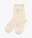 【SALE/35%OFF】Afternoon Tea LIVING マルチボーダーソックス アフタヌーンティー・リビング インナー・ルームウェア パジャマ ブル...