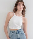 bijorie 【bijorie】カップ付きホルターネックアメスリ(ショート)/NEW BASIC 25SS ベイフロー インナー・ルームウェア その他のインナー・ルームウェア ブラック ホワイト ブルー カーキグリーン【送料無料】(4)