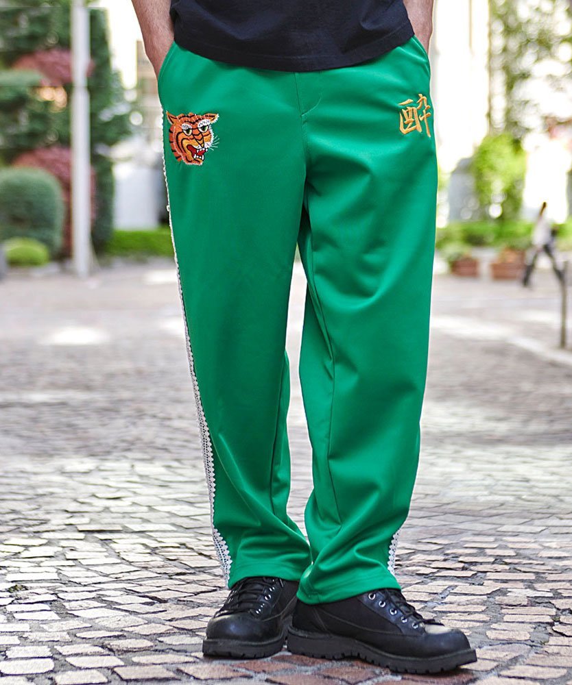 SB select YOIDORE 酒愛好家ジャージパンツ シルバーバレット パンツ ジャージ・スウェットパンツ レッ..