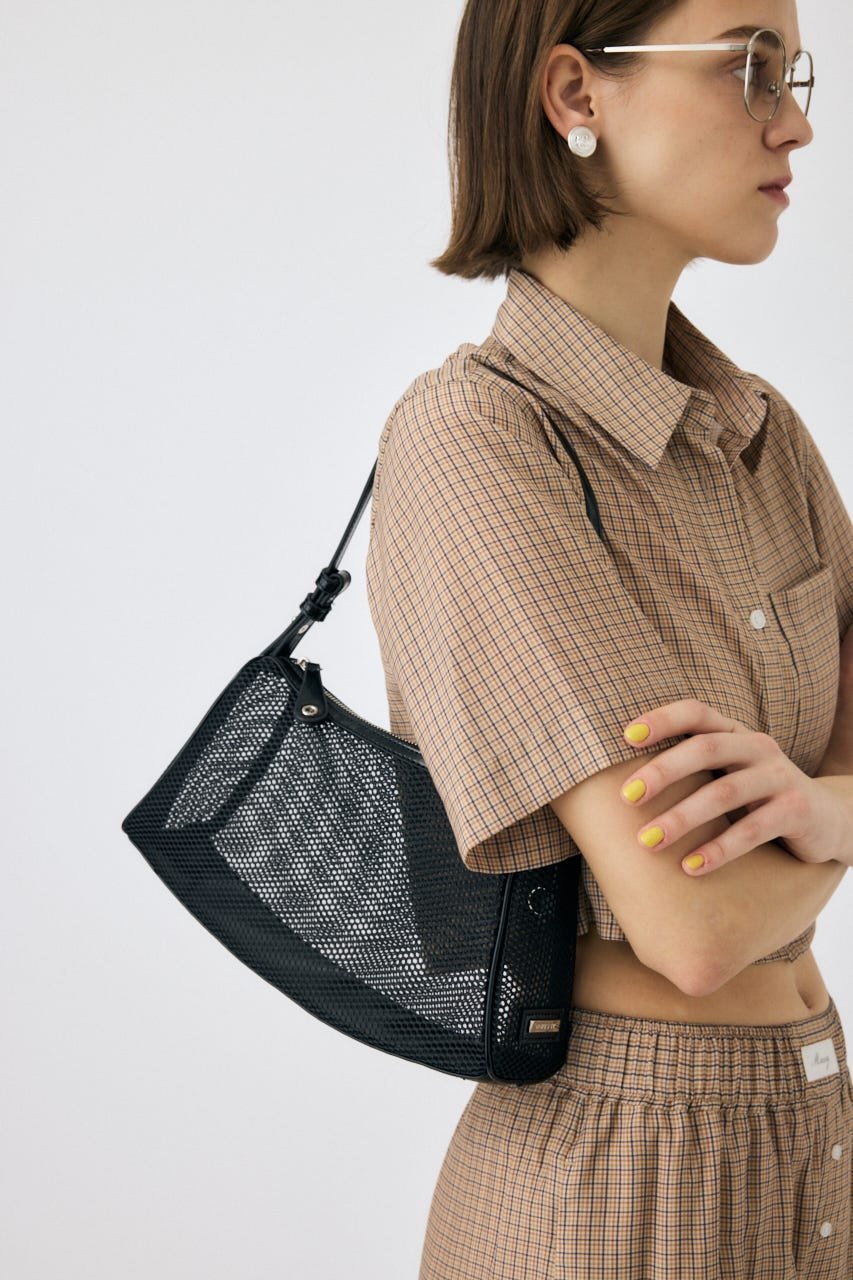【SALE／50%OFF】MOUSSY MESH ONE ショルダーバッグ マウジー バッグ その他のバッグ ブラック