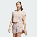 adidas 【公式】アディダス adidas ビヨンド ザ コース グラフィック ノースリーブTシャツ アディダス トップス カットソー・Tシャツ ブラウン【送料無料】