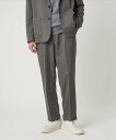 UNITED ARROWS green label relaxing ウォッシャブル フラノ ツイル ワイド ユーティリティパンツ W2 -ストレッチ- ユナイテッドアローズ グリーンレーベルリラクシング パンツ その他のパンツ ネイビー ベージュ グレー【送料無料】