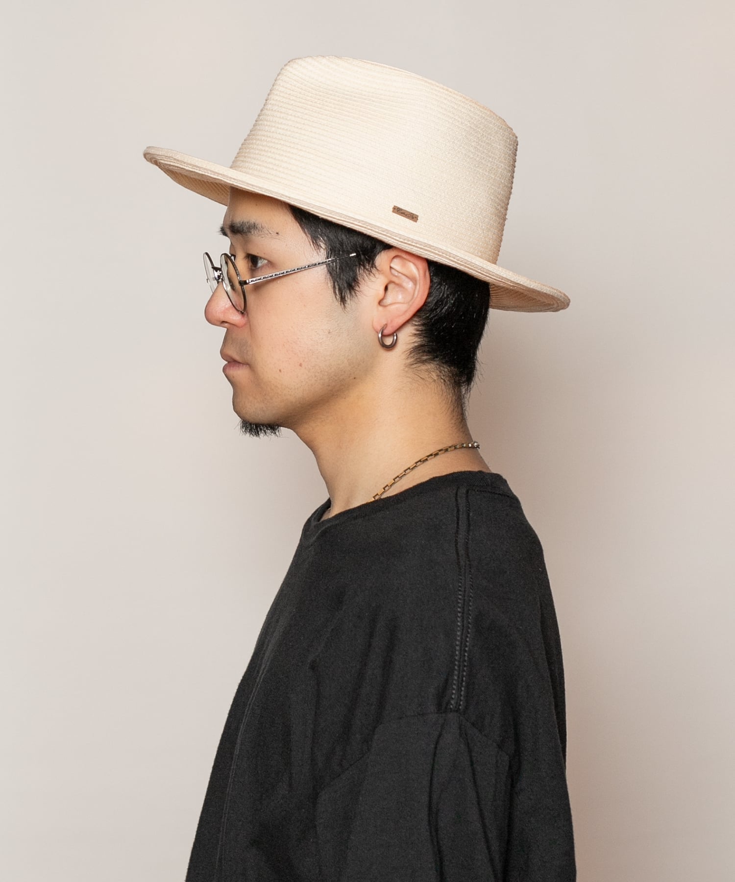PAPER BRAID HAT MILL カシラ 帽子 ハット ホワイト