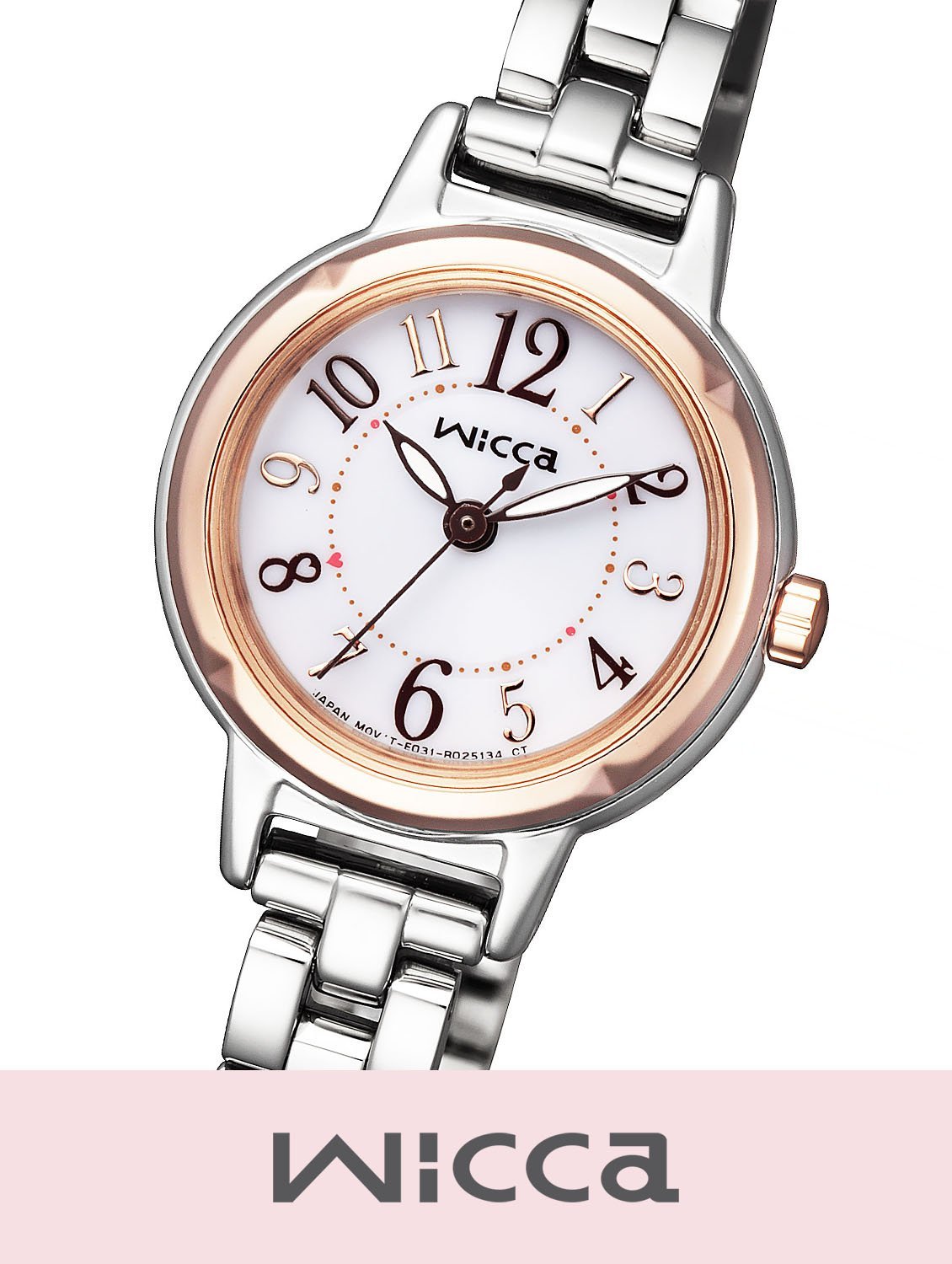 楽天Rakuten Fashionwicca wicca/（W）wicca ウィッカ ソーラーテック KP3-619-11 シチズン アクセサリー・腕時計 腕時計 ホワイト【送料無料】