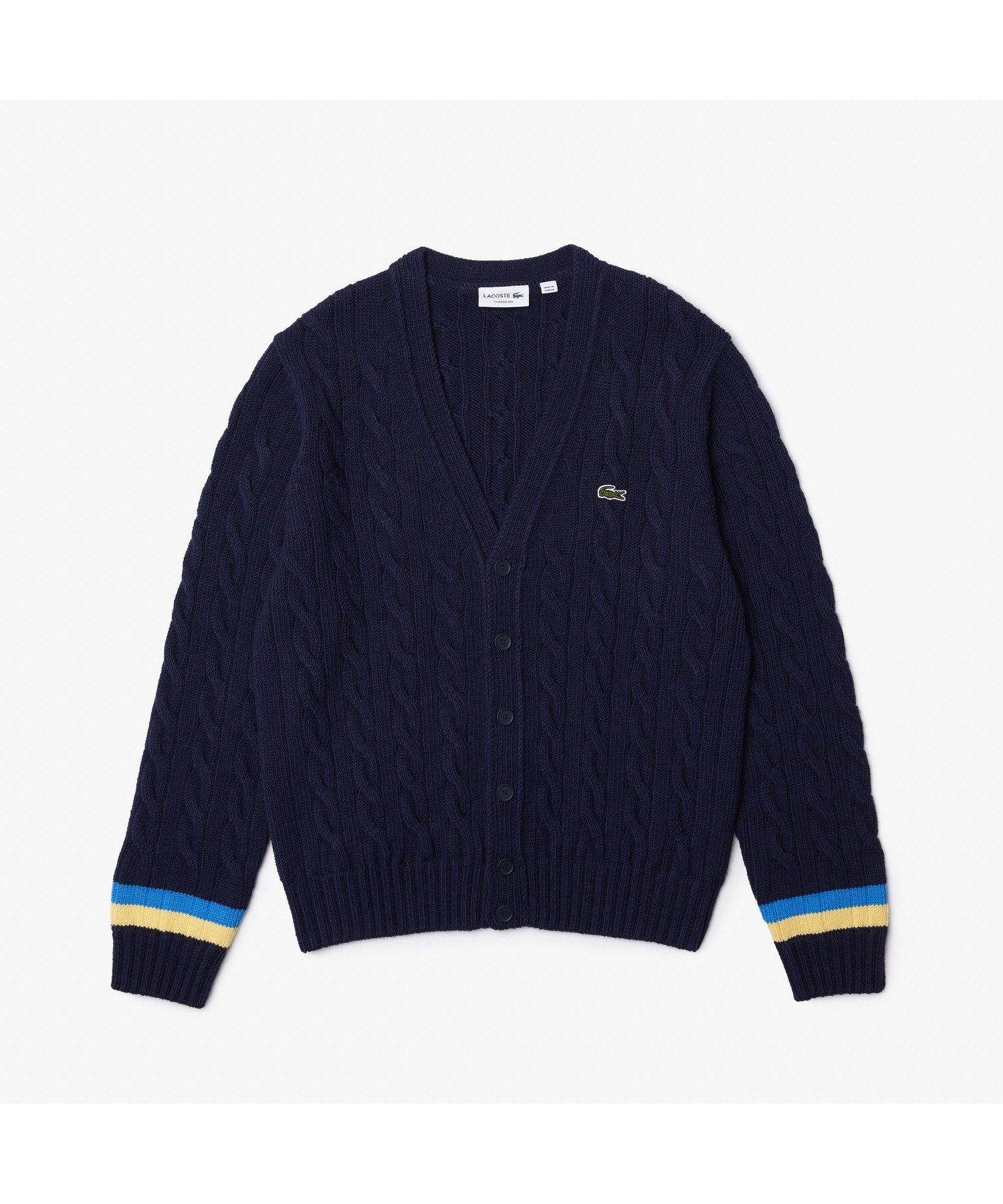 【SALE／30%OFF】LACOSTE Vネックテニスニットカーディガン ラコステ トップス カーディガン ネイビー【送料無料】