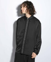 ハレ 洋服 メンズ 【SALE／18%OFF】HARE フロントテープラインシシュウシャツ ハレ トップス シャツ・ブラウス ブラック グレー グリーン【送料無料】