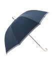 estaa estaa/(W)日傘 晴雨兼用 UV 一級遮光 テープリボン ムーンバット ファッション雑貨 傘・長傘 ネイビー ベージュ ホワイト