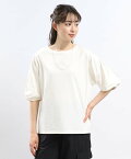 GLOBAL WORK Smile Seed Store 冷感袖タックTシャツ半袖/102729 グローバルワーク スマイルシードストア トップス カットソー・Tシャツ ホワイト ブラック グレー ベージュ ブルー