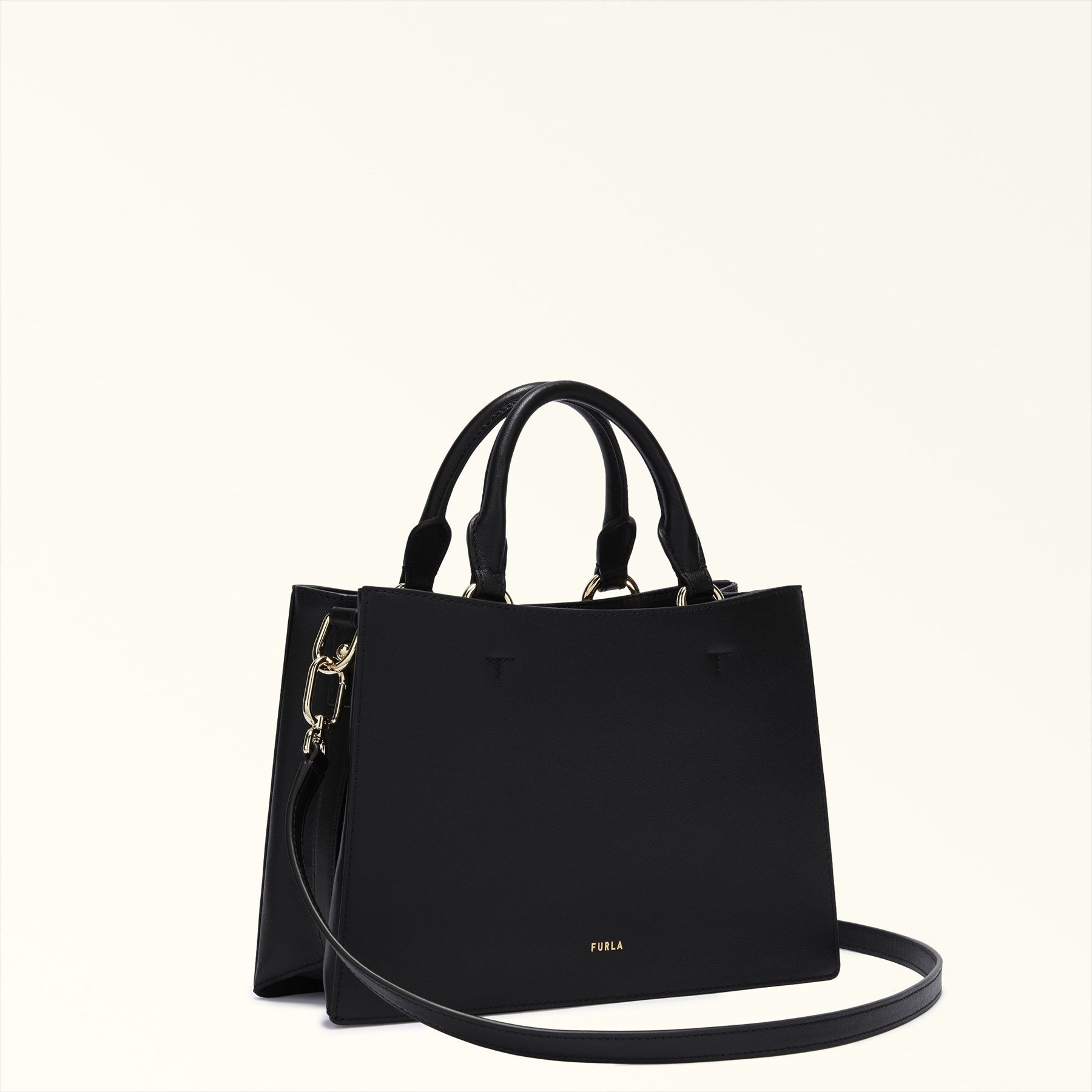 FURLA 【公式】FURLA NUVOLA M TOTE フルラ バッグ トートバッグ ブラック【送料無...
