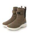 【SALE/32%OFF】ing 【レイン対応】スニーカーブーツ モード・エ・ジャコモ×イング シューズ・靴 レインシューズ・ブーツ ベージュ カーキグリーン ...