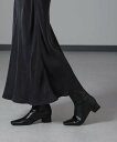 【SALE/50%OFF】NANO universe ストレッチスクエアトゥショートブーツ ナノユニバース シューズ・靴 その他のシューズ・靴 ベージュ ブラッ...