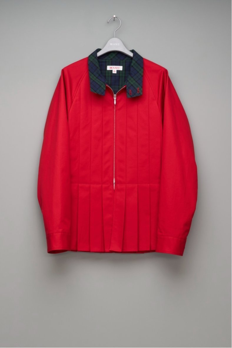 【SALE／30%OFF】MASU 【25SS】 MASU KNIGHT SWING TOP エムエーエスユー ジャケット・アウター その他のジャケット・アウター レッド ホワイト ブラック【送料無料】