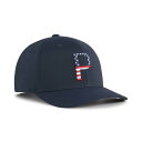 PUMA メンズ ゴルフ PARS AND STRIPES 6 パネル キャップ プーマ 帽子 キャップ ホワイト【送料無料】(4)