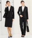 AddRouge 【3点セット】スーツ レディース スカート パンツ セットアップ ビジネス アッドルージュ スーツ・フォーマル セットアップスーツ ブラック【...