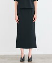 BEIGE, 【洗える】ALTHEA / ダンボールジャージーハイウエストIラインスカート ベイジ, スカート ロング・マキシスカート ブラウン ブラック グリ...