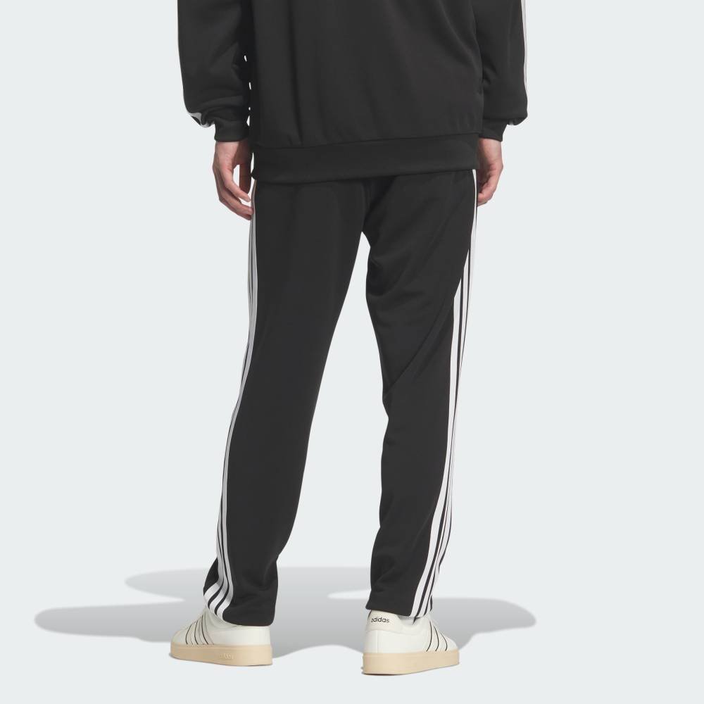 adidas 【公式】アディダス adidas スリーストライプス レギュラーフィット ダブルニット オープンヘム トラックパンツ アディダス パンツ その他のパンツ ブラック【送料無料】