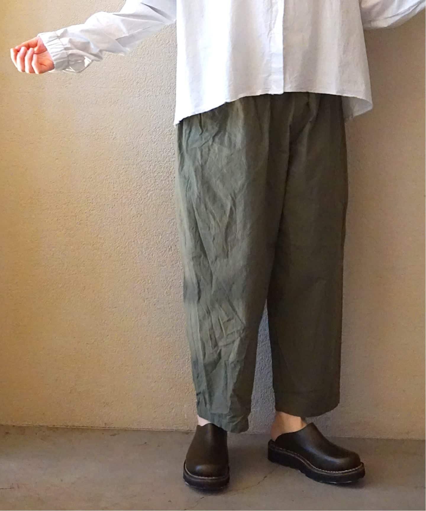 journal standard luxe ヴィンテージバフ グランディパンツ ジャーナルスタンダード ラックス パンツ その他のパンツ カーキグリーン ベージュ