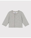 【SALE／20 OFF】PETIT BATEAU スウェットカーディガン プチバトー トップス カーディガン グレー【送料無料】