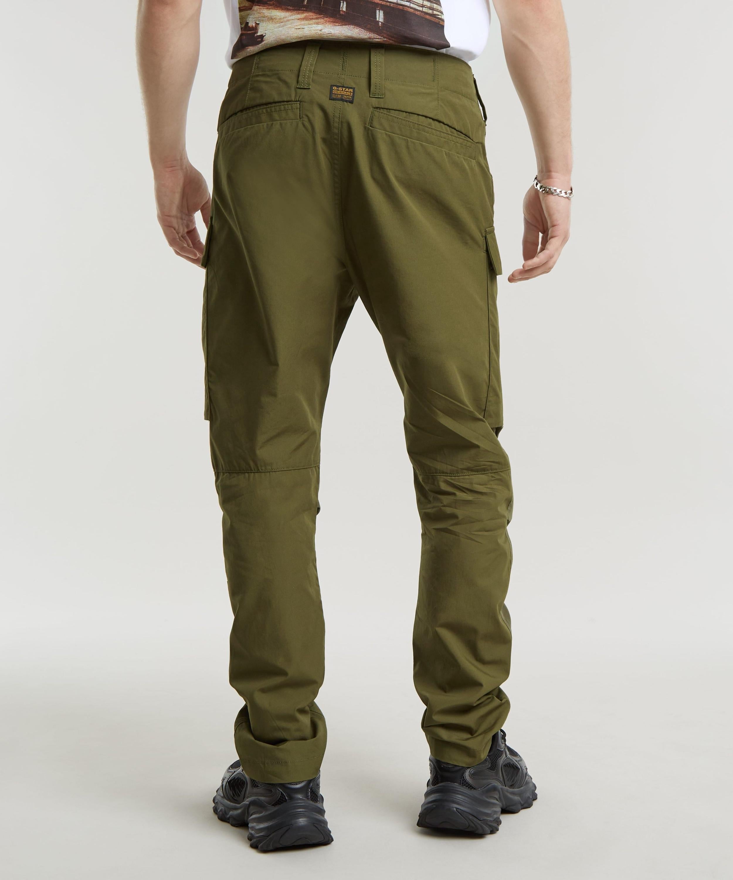 【公式ショップ】3D REGULAR TAPERED CARGO PANTS 3.0/立体裁断テーパードカーゴパンツ ジースターロゥ パンツ カーゴパンツ カーキグリーン