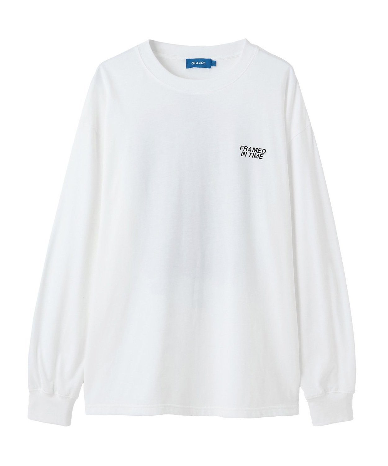 GLAZOS 【2026福袋】フォトプリント長袖Tシャツ ナルミヤオンライン トップス カットソー・Tシャツ ホワイトのサムネイル