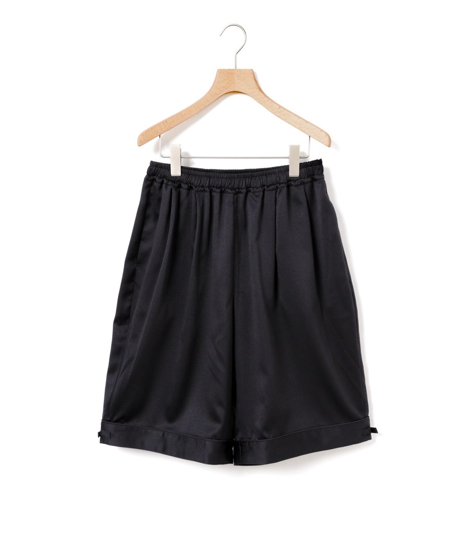 MARMARMAR MARMARMAR ドローストリングヘムタックパンツ マーコート パンツ その他のパンツ ブラック
