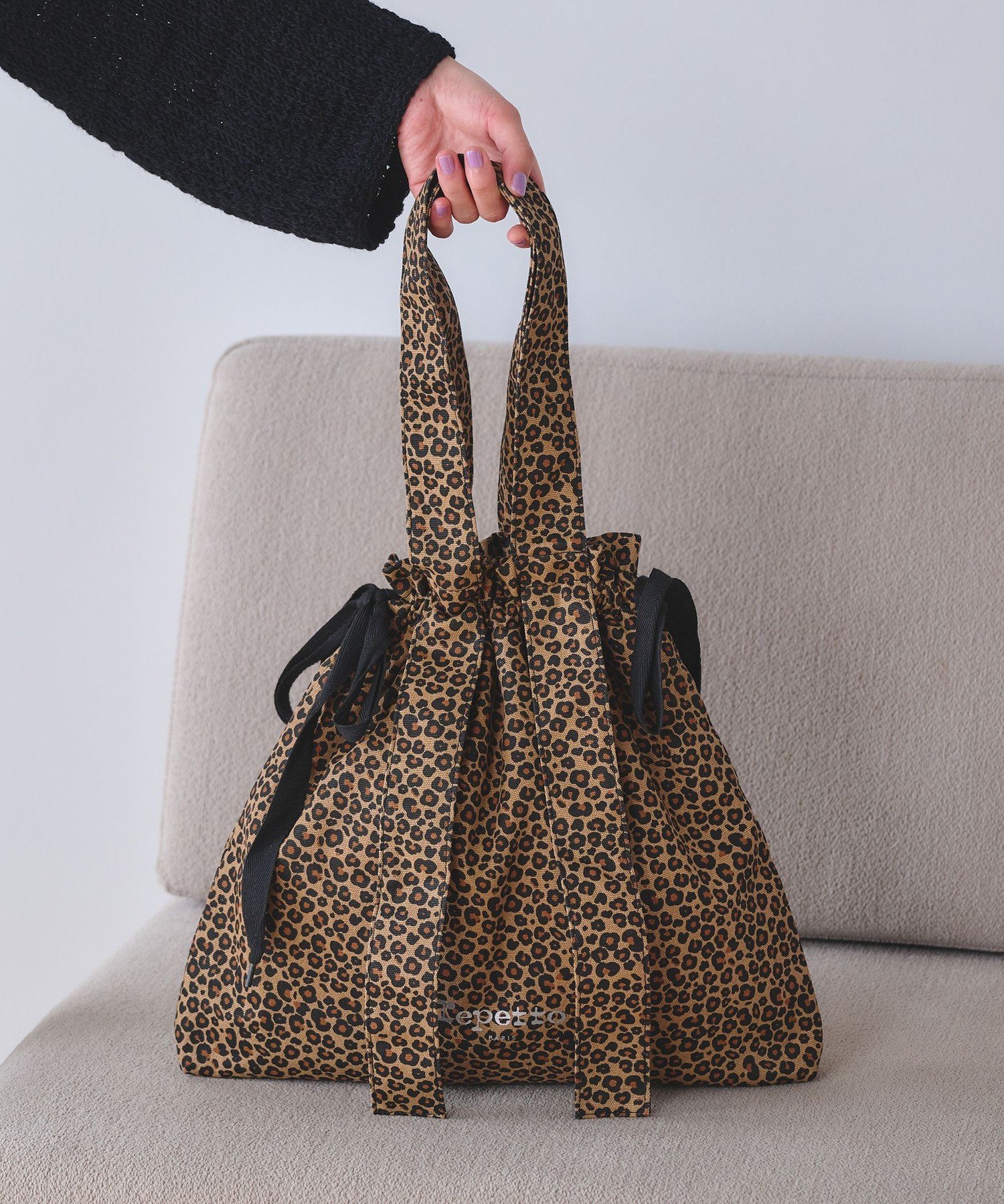 BEAUTY&YOUTH UNITED ARROWS 【WEB限定】＜repetto＞レオパード トートバッグ ビューティー＆ユース　ユナイテッドアローズ バッグ トートバッグ【送料無料】