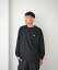 BEAMS MEN DANTON / クルーネック ロングスリーブ Tシャツ ビームス メン トップス カットソー・Tシャツ ブラック ホワイト【送料無料】