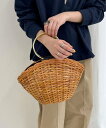 fredy emue 【COTTO/コット】リングハンドルシェル型バケットバッグ フレディ アンド グロスター バッグ かごバッグ ブラウン【送料無料】(4)