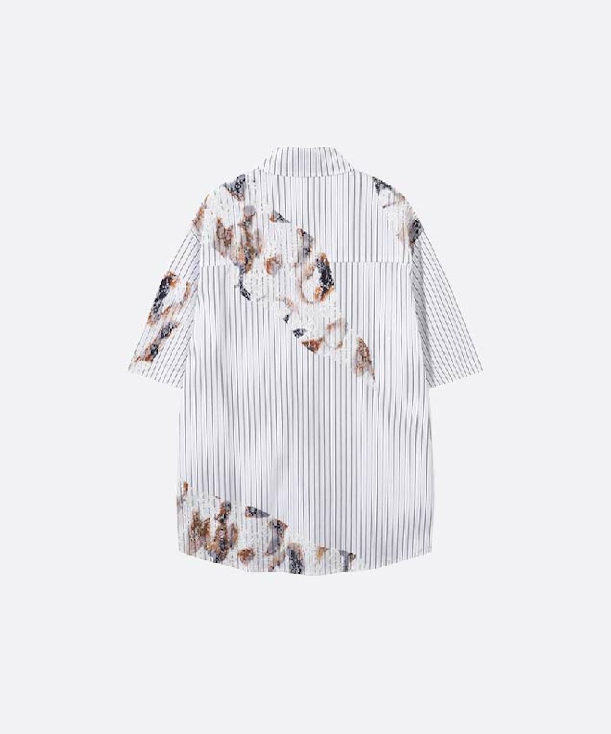 U:UME Gradient Fading Stripe Shirt ユーム トップス シャツ・ブラウス ホワイト【送料無料】