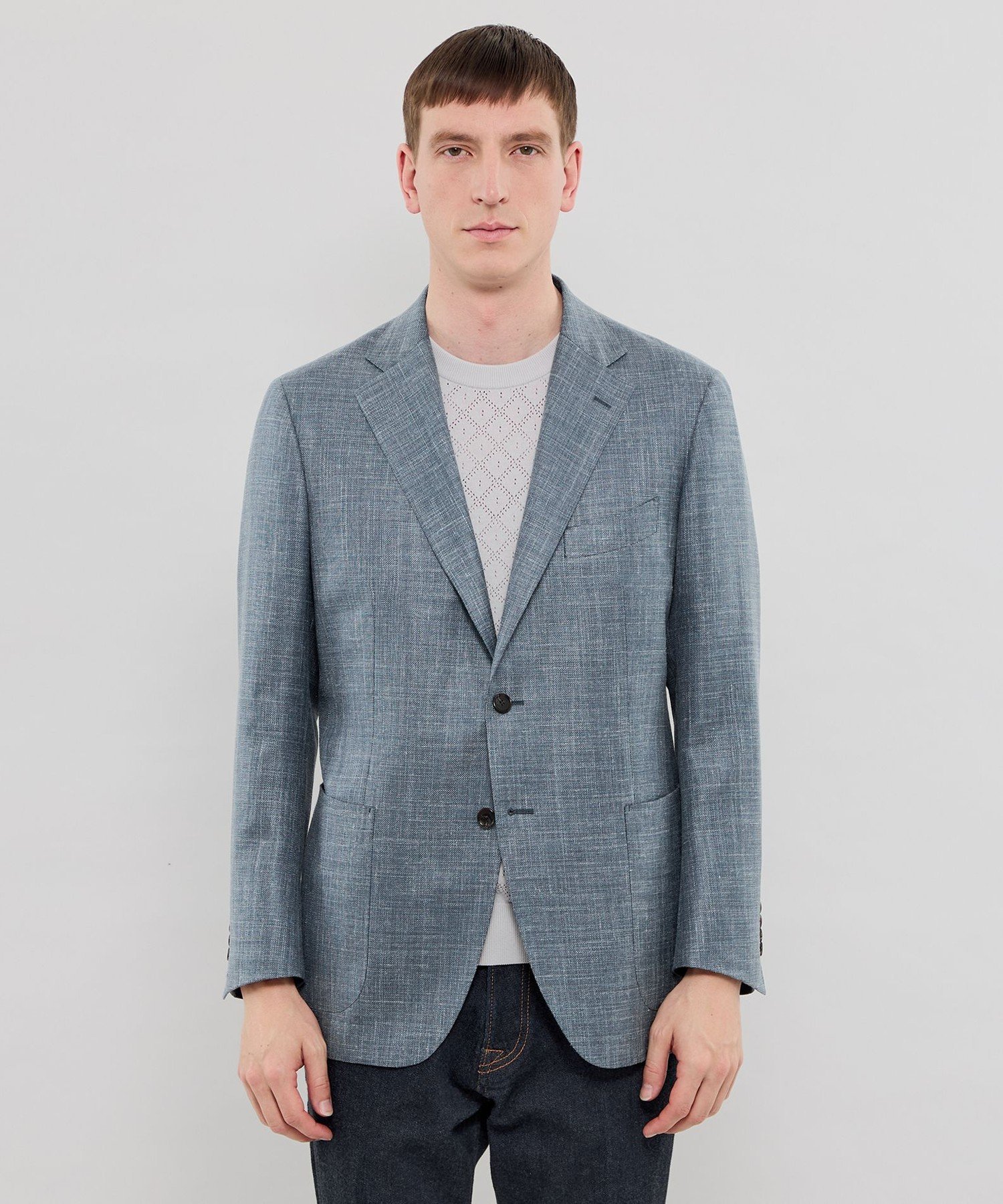 【NEW BRIDGE】 【Loro Piana Fabric】SUMMER TIME ジャケット マッキントッシュ ロンドン ジャケット・アウター その他のジャケット・アウター ブルー
