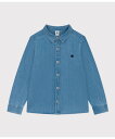 【SALE/20%OFF】PETIT BATEAU ライトデニムシャツ プチバトー トップス シャツ・ブラウス ブルー【送料無料】