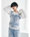 【SALE/40%OFF】YECCA VECCA 【ORGABITS】デニムビスチェ イェッカヴェッカ トップス ベスト・ジレ ブルー【送料無料】