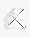 agnes b. FEMME AB03 PARAPLUIE 手描き文字柄ビニール傘 アニエスベー ファッション雑貨 傘・長傘 ブラック【送料無料】