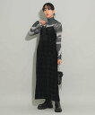 【SALE/40%OFF】Ray BEAMS 【6/12再値下げ】オパール チェック キャミ ワンピース ビームス ウイメン ワンピース・ドレス ワンピース パープル ブラック【送料無料】