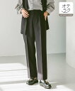 【SALE/40%OFF】GLOBAL WORK お手入れラクラクセットアップ/ストレートパンツ/253485 グローバルワーク パンツ その他のパンツ グレー...