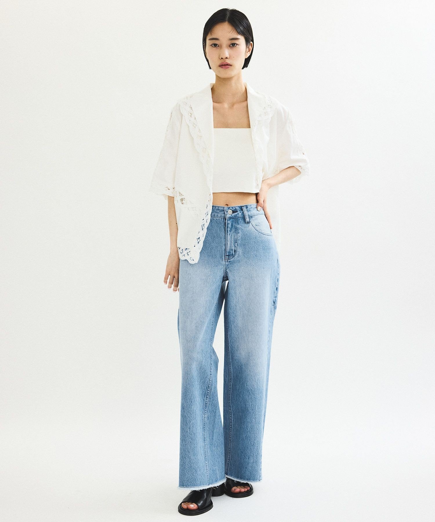 【Healthy Denim for ADAM ET ROPE'】別注 Daisy アダムエロペ パンツ ジーンズ・デニムパンツ ブルー