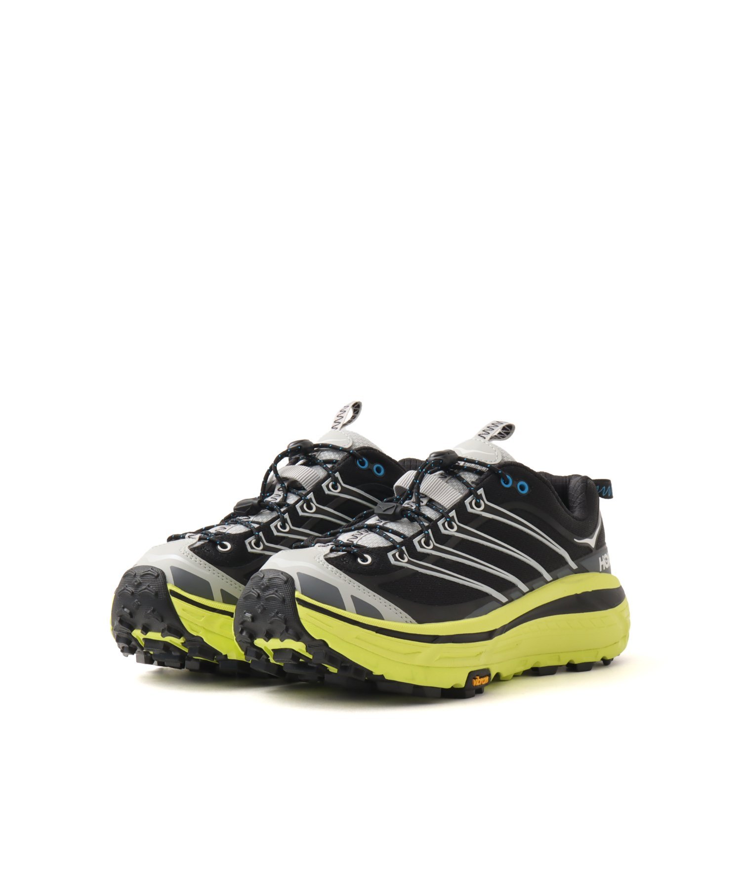 HOKA MAFATE THREE2 BLACK / HOKA CITRUS アトモス シューズ・靴 スニーカー グレー
