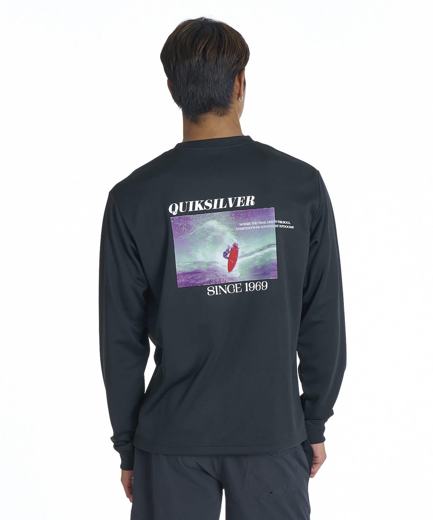 QUIKSILVER RED SHOOTING LS 【2026年夏モデル】 クイックシルバー トップス カットソー・Tシャツ ホワイト ブラック