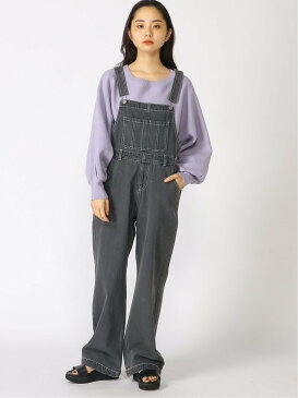 WEGO WEGO/(L)デニムオーバーオール ウィゴー パンツ/ジーンズ サロペット/オールインワン ホワイト ネイビー グレー【送料無料】