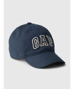 GAP (K)オーガニックコットン GAPアーチロゴ ベースボールキャップ (キッズ) ギャップ 帽子 キャップ ネイビー
