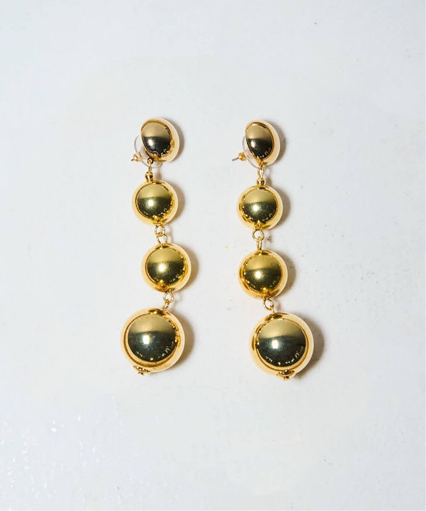 CITYSHOP 【Kenneth Jay Lane/ケネス ジェイ レーン】FOUR BALL EARRING:ピアス シティーショップ アクセサリー 腕時計 ピアス ゴールド【送料無料】