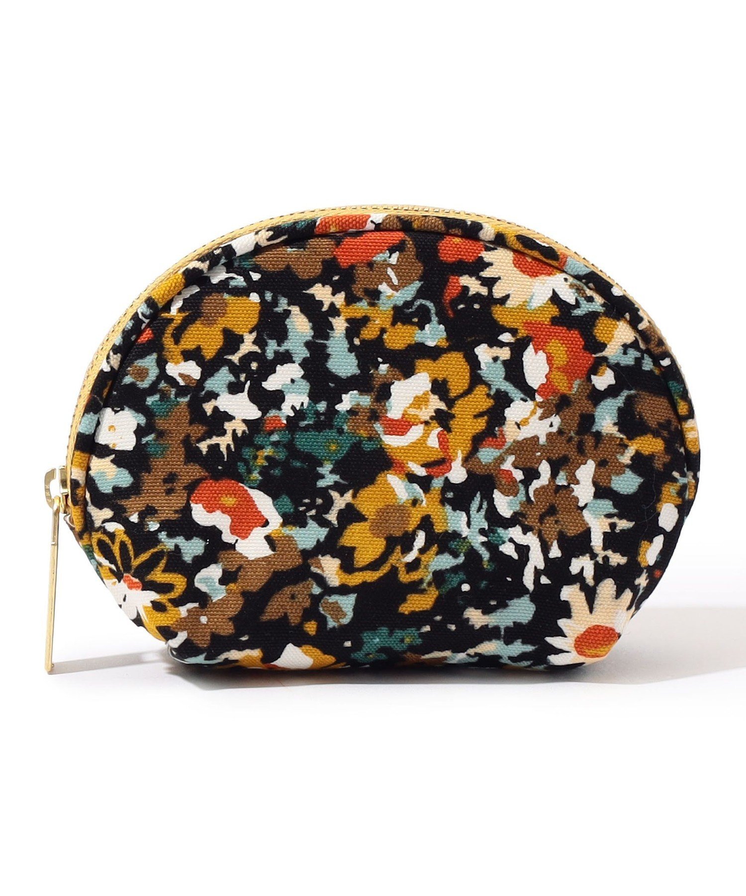 【SALE／30%OFF】SOULEIADO SOULEIADO コットンオックス ラウンドポーチ トゥモローランド 財布・ポーチ・ケース ポーチ レッド イエロー