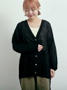 【SALE/60%OFF】SM2 メッシュ編みVネックカーディガン サマンサモスモス トップス カーディガン レッド ブルー ブラック ベージュ