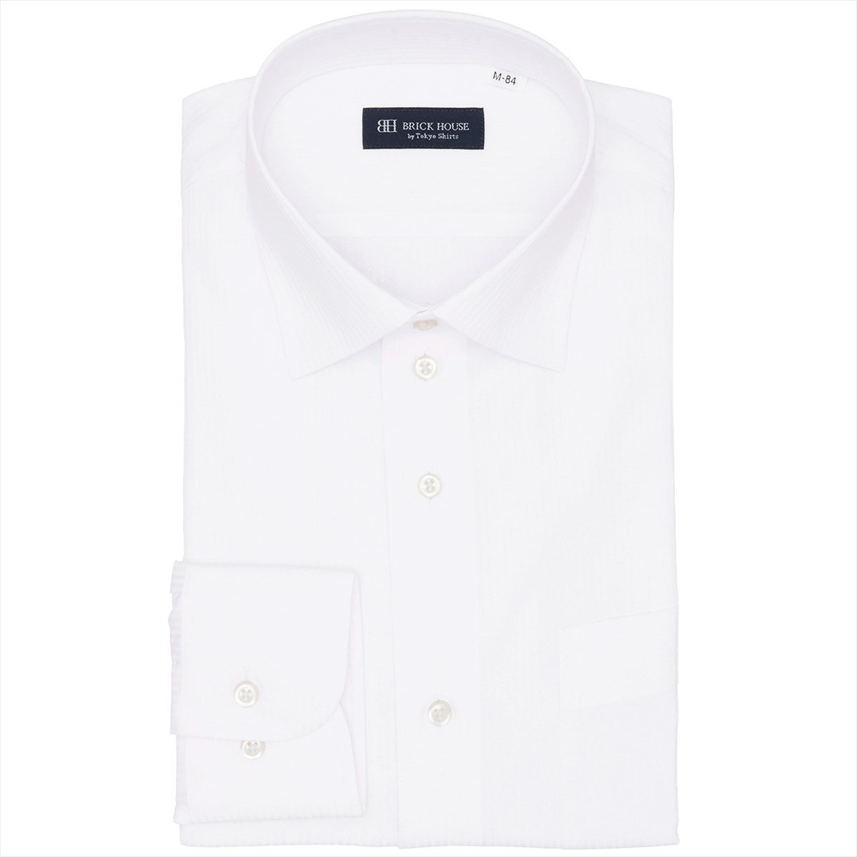 【SALE／40%OFF】BRICK HOUSE by Tokyo Shirts ワイド 長袖 形態安定 ワイシャツ BM01J500AB16W1A-90 トーキョーシャツ スーツ・フォーマル Yシャツ・カッターシャツ ホワイト