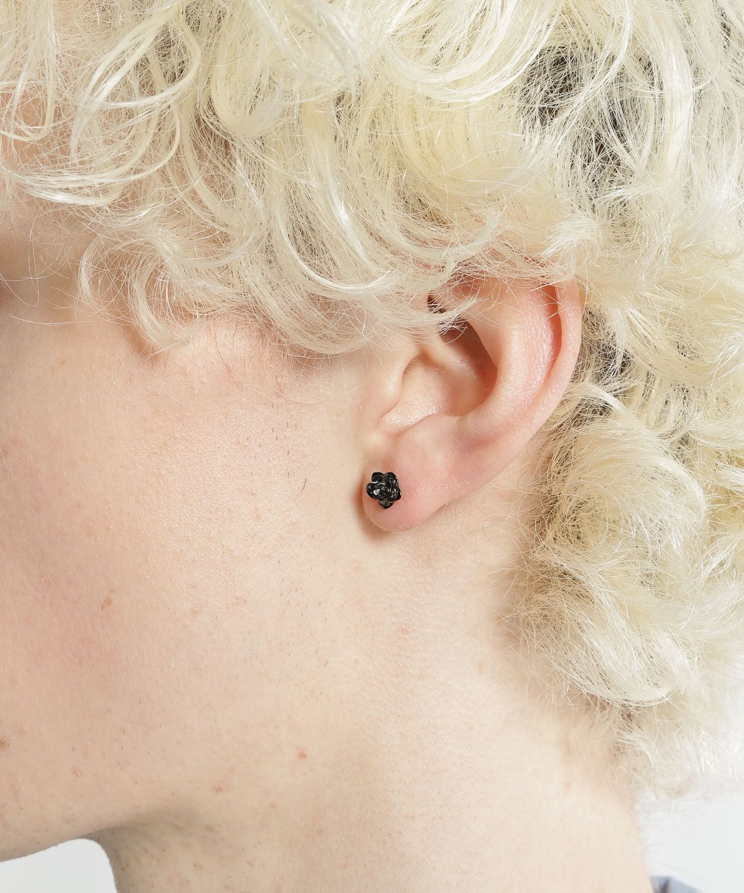 HARE 【MADE IN JAPAN】GRACE ROSEピアス ハレ アクセサリー・腕時計 ピアス ブラック シルバー【送料無料】