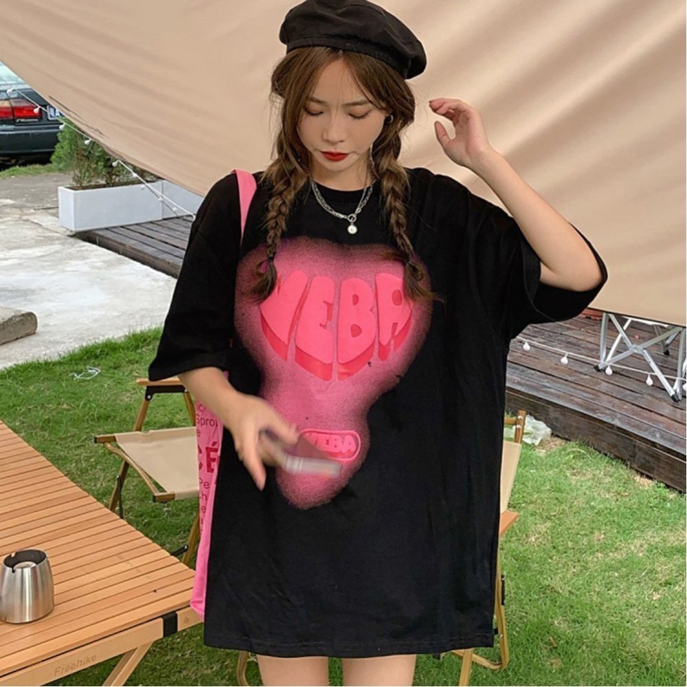 【SALE／45%OFF】Aimoon 半袖Tシャツ レディース 可愛い ミニミニストア トップス カットソー・Tシャツ ホワイト ブラックのサムネイル