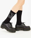 楽天Rakuten FashionX-girl SQUARE LOGO RIB SOCKS ソックス X-girl エックスガール 靴下・レッグウェア 靴下 ブラック パープル ホワイト