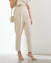 【SALE/73%OFF】Liesse テーパードパンツ(セットアップ対応可) リエス パンツ その他のパンツ ホワイト ブルー ブラック【送料無料】