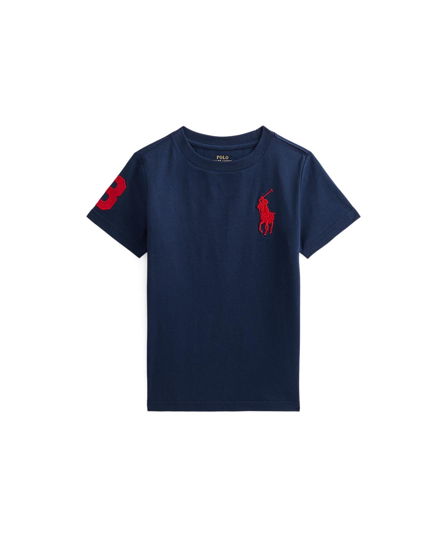 POLO RALPH LAUREN (ボーイズ 2才~7才)Big Pony コットン ジャージー Tシャツ ラルフローレン トップス カットソー・Tシャツ ネイビー【送料無料】