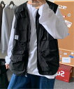 【SALE/4%OFF】NOWLE NOWLE/(M)【NOWLE】ビッグポケット フィッシングベスト チェルカ トップス ベスト・ジレ カーキグリーン ブラッ...
